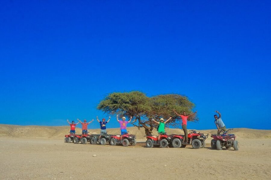 ATV Quad & Camel Ride Adventure to Echo Mountain from Sharm El Sheikh