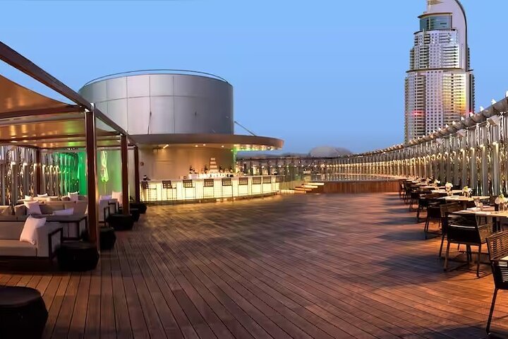 Burj Khalifa Observation Deck Ticket with Rooftop Dining Experience - Dubai