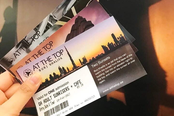 Burj Khalifa Observation Deck Ticket with Rooftop Dining Experience - Dubai