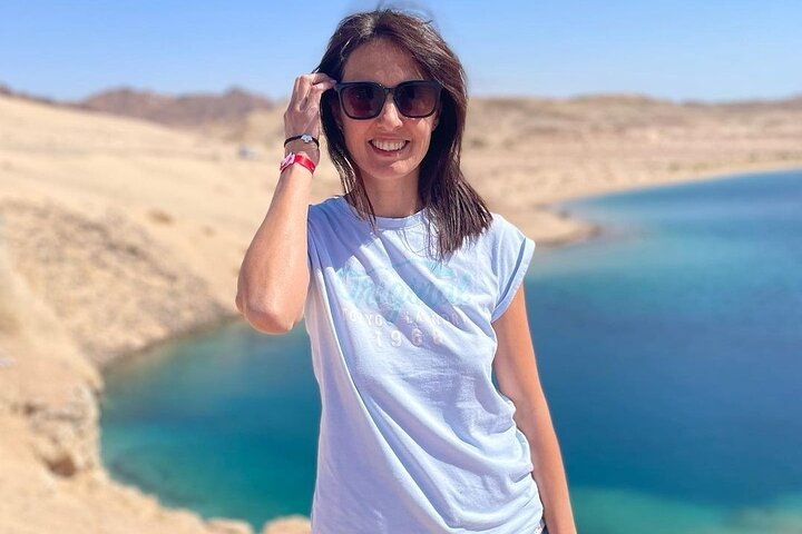 Excursion en bus d'une demi-journée au parc national de Ras Mohamed et au lac magique depuis Sharm El Sheikh