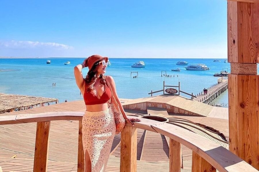 Orange Island Sea Adventure with Snorkeling & Diving from Hurghada