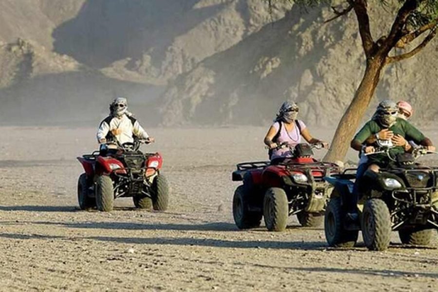 Quad Bike Safari with Camel Ride, Bedouin Village & Dinner from Marsa Alam