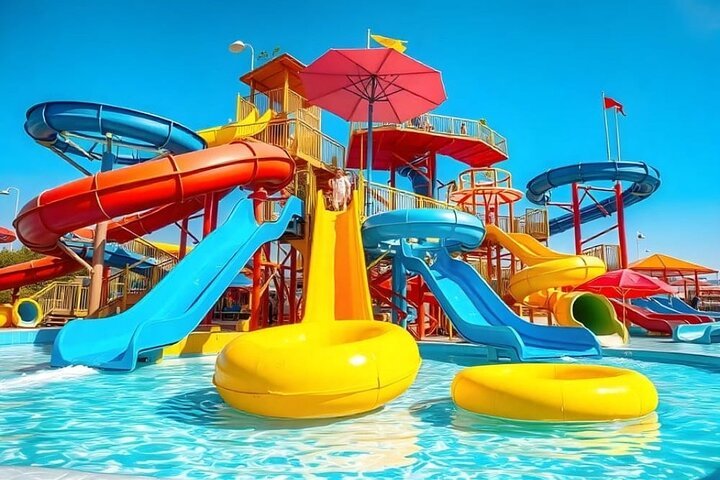Makadi Water World Aqua Park Day Use with Lunch from Hurghada