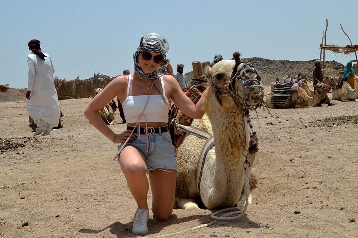 Hurghada Super Safari Adventure with Quad Bike, Spider Car, Camel Ride, Dinner & Party