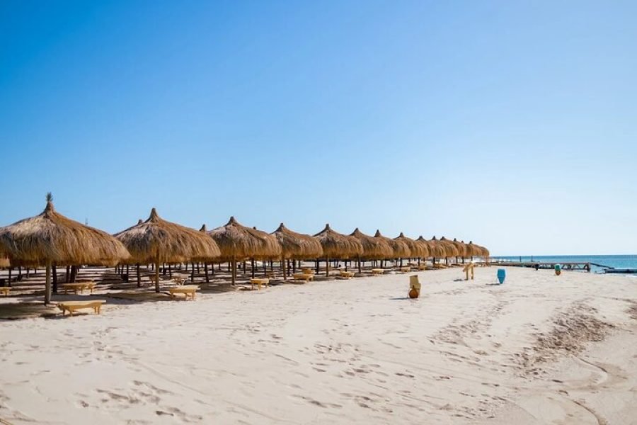 Hula Hula Paradise Island Sea Trip with Snorkeling & Intro Diving from Hurghada